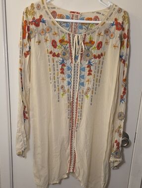 💐 JOHNNY WAS 💐 Tunic Top